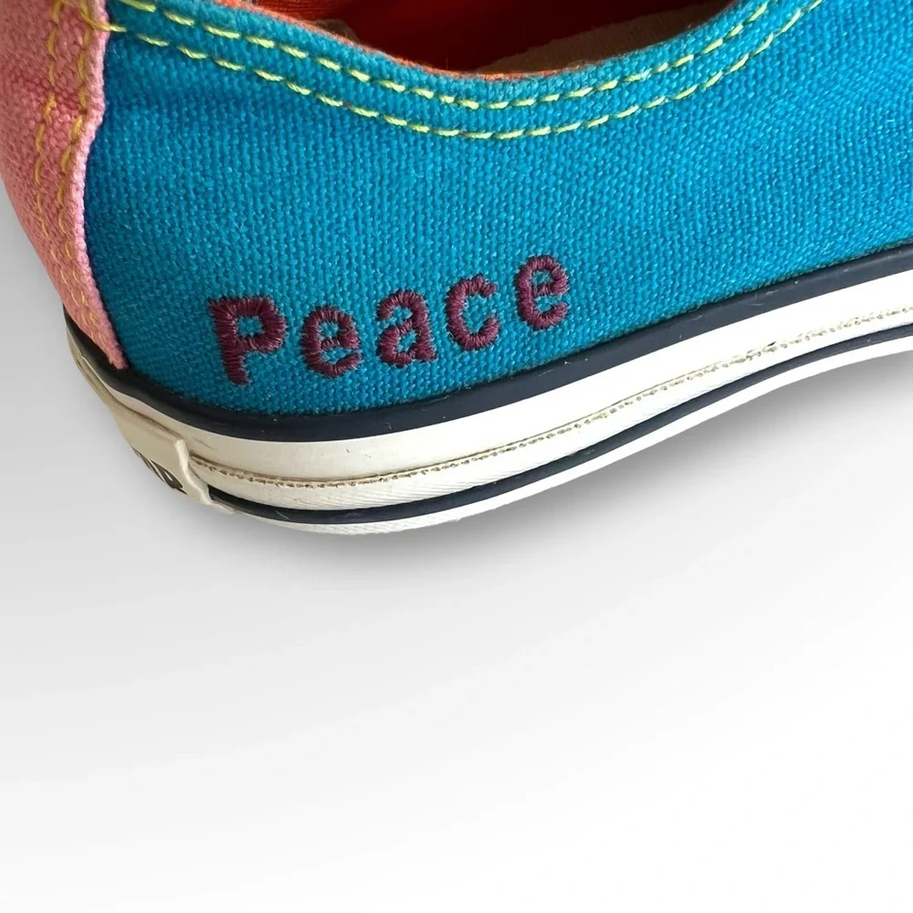 Unisex Multi Colored All Star Converse Sneakers. - Picture 7 of 8